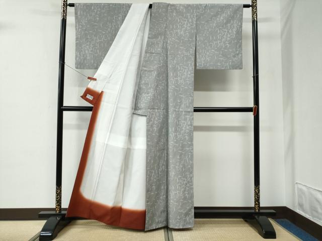 平和屋着物●洗える最高級着物　＜英＞はなぶさ謹製　小紋　吉祥文　CABE2451yc