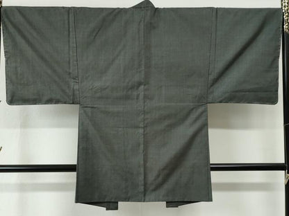 平和屋着物●男性　本場大島紬　アンサンブル　80亀甲　総詰め　証紙付き　正絹　逸品　未使用　CABE2461yc