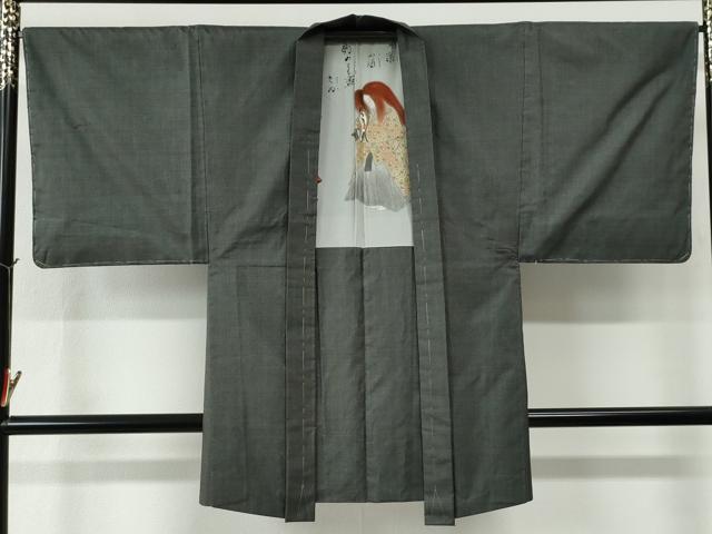 平和屋着物●男性　本場大島紬　アンサンブル　80亀甲　総詰め　証紙付き　正絹　逸品　未使用　CABE2461yc