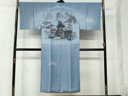 平和屋着物●男性　本場大島紬　アンサンブル・長襦袢セット　100亀甲　総詰め　正絹　逸品　CABE2463yc