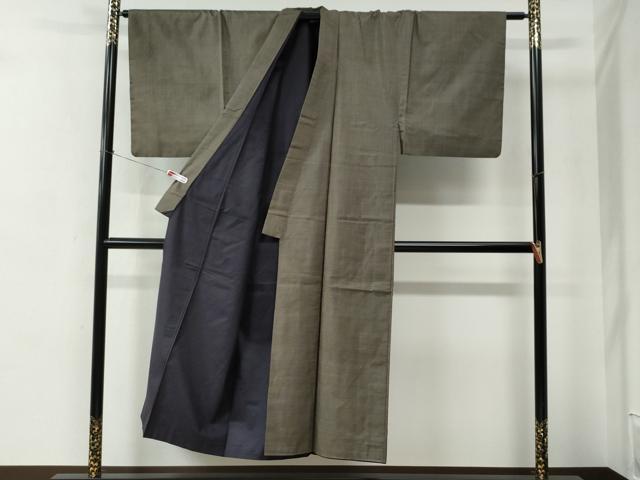 平和屋着物●男性　本場大島紬　アンサンブル　100亀甲　総詰め　正絹　逸品　CABE2464yc