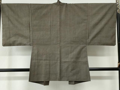 平和屋着物●男性　本場大島紬　アンサンブル　100亀甲　総詰め　正絹　逸品　CABE2464yc