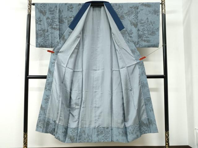平和屋着物●男性　本場大島紬　アンサンブル・長襦袢セット　100亀甲　総詰め　正絹　逸品　CABE2467yc