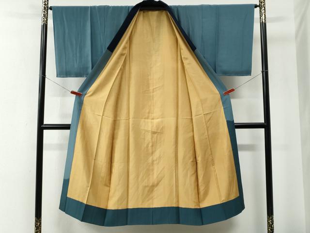 平和屋着物●男性　本場大島紬　アンサンブル・長襦袢セット　80亀甲　総詰め　正絹　逸品　未使用　CABE2469yc