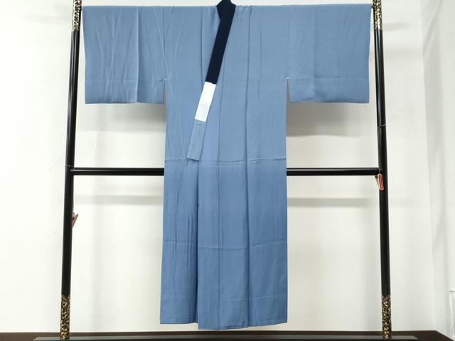 平和屋着物●男性　長襦袢　無双仕立て　作家物　手描き　大津絵　瓢箪鯰　猿　暈し染め　キングサイズ　正絹　逸品　CABE2473yc