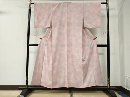 平和屋着物●洗える最高級着物　＜英＞はなぶさ謹製　小紋　吉祥丸文　CABE2474yc
