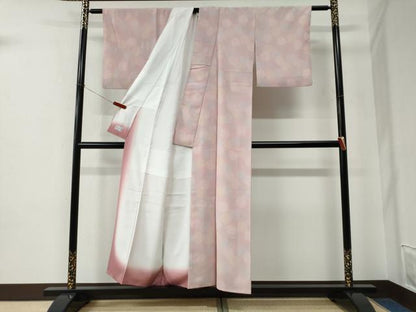 平和屋着物●洗える最高級着物　＜英＞はなぶさ謹製　小紋　吉祥丸文　CABE2474yc