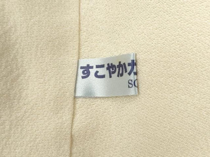平和屋着物●訪問着　友禅　草花文　正絹　逸品　CABE2480yc