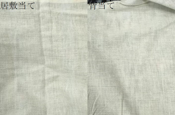 平和屋着物●久留米絣　単衣　吉祥草花文　綿　逸品　CABE2500yc