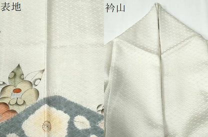 平和屋着物●訪問着　辻が花　手描き　絞り　正絹　逸品　CABE2519yc