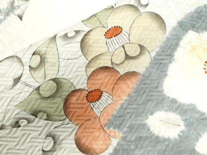 平和屋着物●訪問着　辻が花　手描き　絞り　正絹　逸品　CABE2519yc