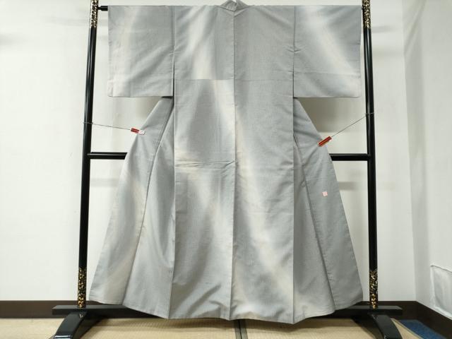 平和屋着物●訪問着　紬地　作家物　霞文　正絹　逸品　CABE2524yc
