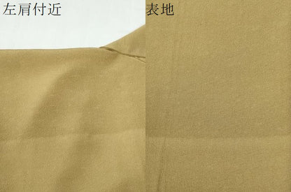 平和屋着物●上質な色無地　桑染色　正絹　逸品　CABE2530yc