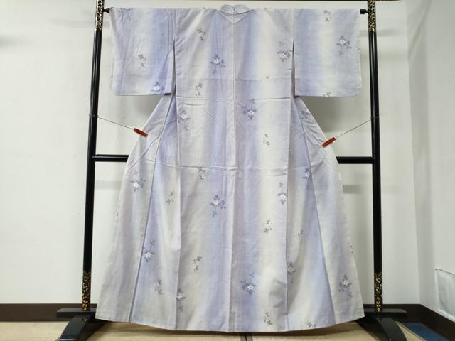 平和屋着物○上質な紬 草花文 正絹 逸品 CABE2539yc