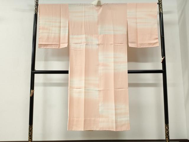 平和屋着物●長襦袢　無双仕立て　霞文　暈し染め　やまと誂製　正絹　逸品　未使用　CABE2562yc