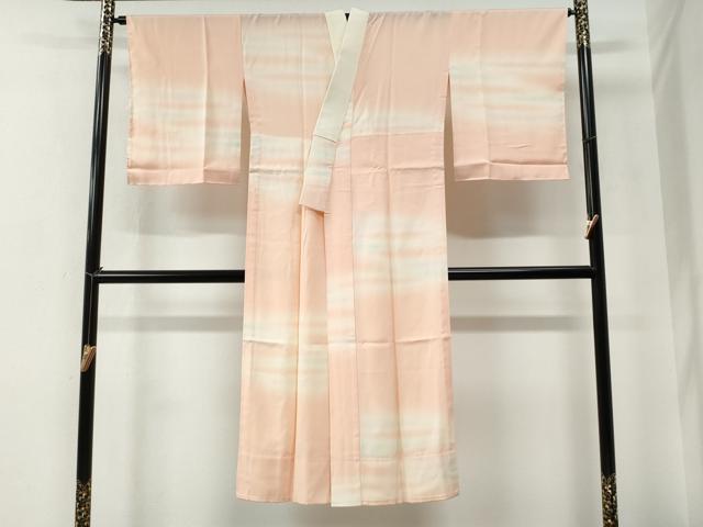 平和屋着物●長襦袢　無双仕立て　霞文　暈し染め　やまと誂製　正絹　逸品　未使用　CABE2562yc