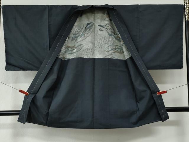 平和屋着物●男性　本場大島紬　アンサンブル　80亀甲　総詰め　正絹　逸品　未使用　CABE2566yc