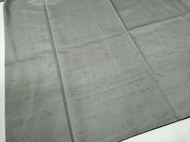 平和屋着物●男性　紬　アンサンブル　色無地　薄鈍色　さが美扱い　キングサイズ　正絹　逸品　CABE2570yc