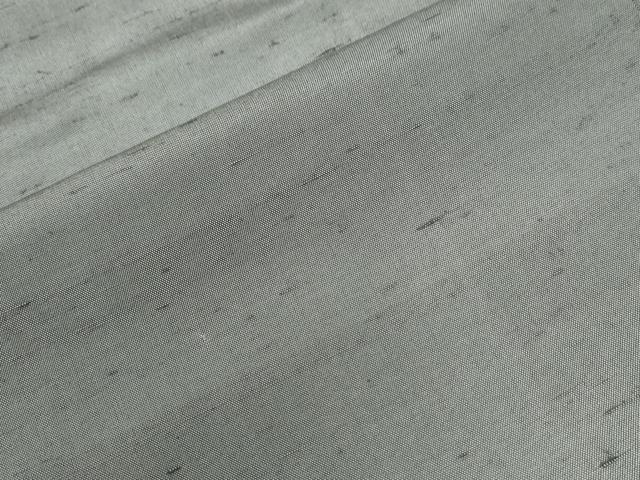 平和屋着物●男性　紬　アンサンブル　色無地　薄鈍色　さが美扱い　キングサイズ　正絹　逸品　CABE2570yc