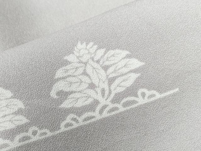 平和屋着物●洗える最高級着物　＜英＞はなぶさ謹製　小紋　更紗花文　CABE2575yc 平和屋着物□極上 洗える最高級着物 ＜英＞はなぶさ謹製 小紋 単衣