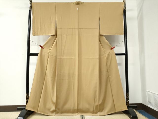 平和屋着物●上質な色無地　飴色　正絹　逸品　未使用　CABE2581yc 平和屋着物○上質な色無地 飴色 正絹 逸品 未使用 CABE2581yc