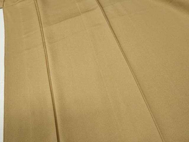 平和屋着物○上質な色無地 飴色 正絹 逸品 未使用 CABE2581yc