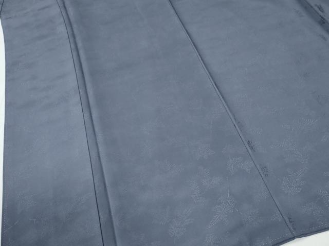 平和屋着物●上質な色無地　枝葉地紋　紫苑色　正絹　逸品　CABE2583yc