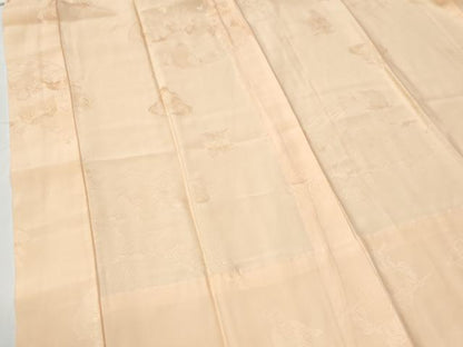 平和屋着物●長襦袢　無双仕立て　七福神地紋　一斤染色　正絹　逸品　未使用　CABE2586yc