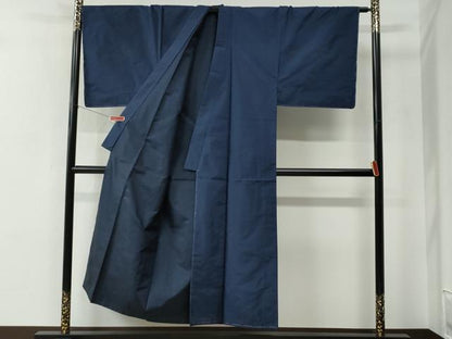 平和屋着物●男性　本場大島紬　アンサンブル　格子　羽裏：鷹　正絹　逸品　未使用　CABE2601yc