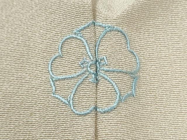 平和屋着物●訪問着　友禅　作家物　草花文　正絹　逸品　CABE2613yc