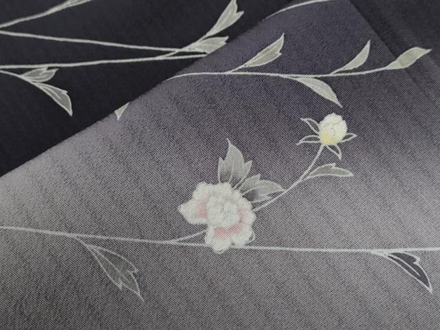 平和屋着物●訪問着　枝花文　暈し染め　金彩　正絹　逸品　CABE2614yc