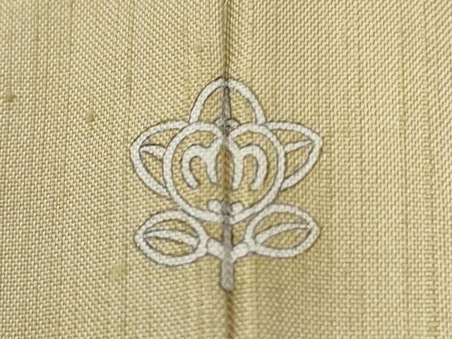 平和屋着物●上質な紬　色無地　蒸栗色　正絹　逸品　CABE2615yc