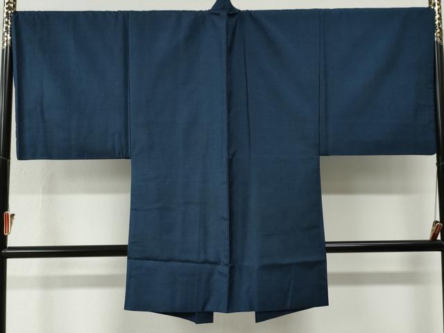 平和屋着物●男性　本場大島紬　アンサンブル　100亀甲　総詰め　羽裏：鷹　キングサイズ　正絹　逸品　CABE2637yc