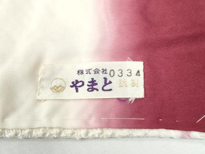 平和屋着物●上質な小紋　総絞り　草花文　やまと誂製　正絹　逸品　CABE2653yc