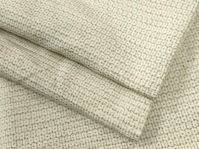 平和屋着物●結城紬　80亀甲　総詰め　正絹　逸品　CABE2660yc