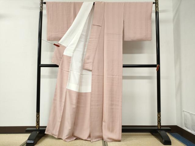 平和屋着物▽上質な色無地　単衣　臙脂色　正絹　逸品　CAAS2465xi 楽天市場】平和屋着物▽上質な色無地 単衣 暁鼠色 正絹 逸品