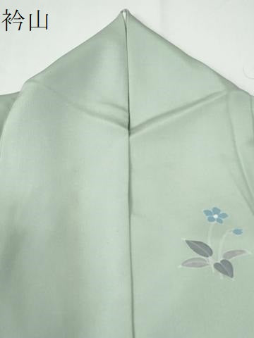平和屋着物●訪問着　友禅　作家物　草花文　暈し染め　正絹　逸品　CABE2669yc