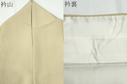 平和屋着物●上質な色無地　砥粉色　正絹　逸品　CABE2673yc