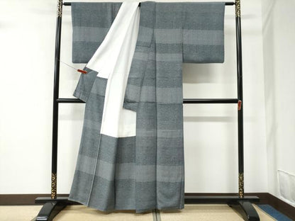 平和屋着物●江戸小紋　寄せ小紋柄　正絹　逸品　CABE2674yc