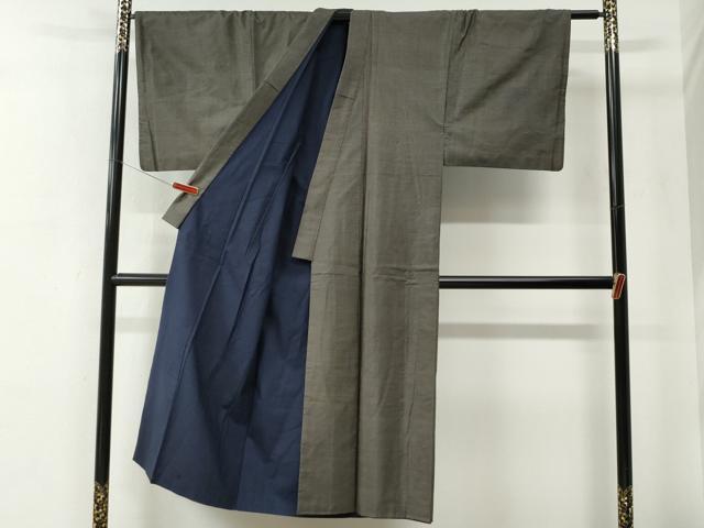 平和屋着物●男性　本場大島紬　アンサンブル　80亀甲　総詰め　正絹　逸品　CABE2681yc