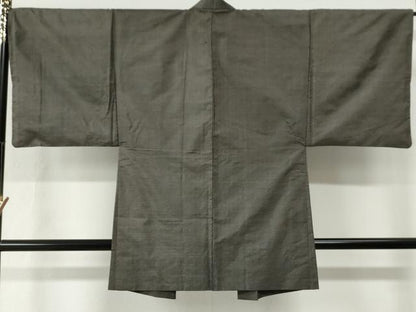 平和屋着物●男性　本場大島紬　アンサンブル　80亀甲　総詰め　正絹　逸品　CABE2681yc