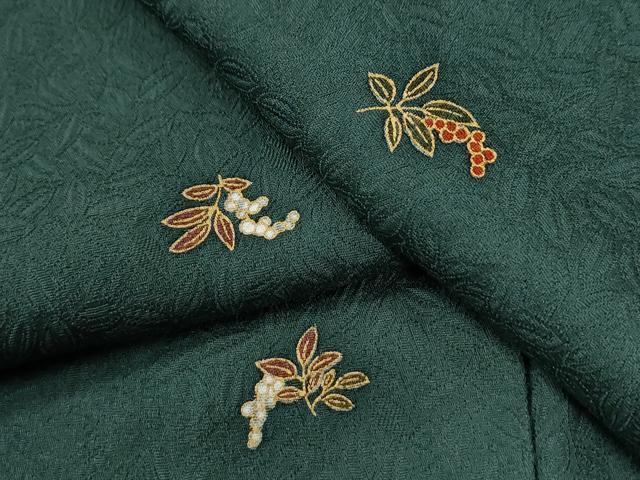 平和屋着物●上質な小紋　南天文　金彩　正絹　逸品　CABE2703yc 平和屋着物○上質な小紋 南天文 金彩 正絹 逸品 CABE2703yc