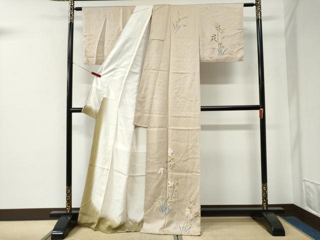 平和屋着物●訪問着　南天文　正絹　逸品　CABE2708yc 平和屋着物○訪問着 友禅 作家物 枝菊文 正絹 逸品 CABE3025ycの通販