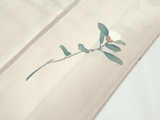 平和屋着物●訪問着　友禅　作家物　枝花文　暈し染め　正絹　逸品　CABE2716yc