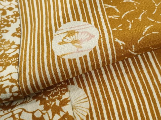 平和屋着物●長襦袢　無双仕立て　雪輪草花文　半衿刺繍　正絹　逸品　未使用　CABE2723yc