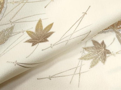 平和屋着物●金彩友禅　卓越技能者・名工・和田光正　訪問着　鏡裏鳳凰吹き寄せ文　金彩　正絹　逸品　CABE2728yc