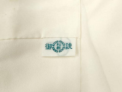 平和屋着物●金彩友禅　卓越技能者・名工・和田光正　訪問着　牡丹草花丸文　金銀彩　正絹　逸品　CABE2730yc