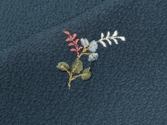 平和屋着物●訪問着　総刺繍　吹き寄せ松竹梅　金糸　正絹　逸品　未使用　CABE2754yc