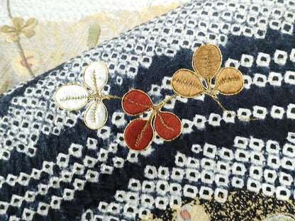 平和屋着物●訪問着　総絞り　駒刺繍　流水更紗草花文　暈し染め　金彩　正絹　逸品　未使用　CABE2761yc
