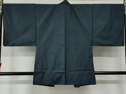 平和屋着物●男性　紬　アンサンブル　120亀甲　総詰め　正絹　逸品　未使用　CABE2770yc